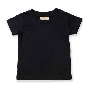 Larkwood Baby Plain T-Shirt / Black